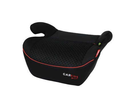 Carkids I-Size Booster Seat Alex 125-150cm Black/Red