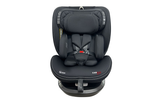 Carkids I-Size Car Seat Noa 360° Rotatable 40-150cm Isofix + SPS Black, Image 3