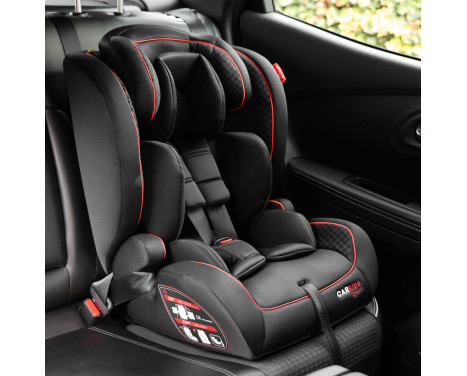 Carkids I-Size Child Seat Luca 76-150cm Black/Red, Image 3