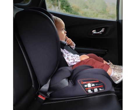 Carkids I-Size Child Seat Luca 76-150cm Black/White, Image 6