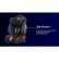 Sparco car seat F1000KI (Isofix) Black/Blue 9 to 36 kg (E4-R44), Thumbnail 4