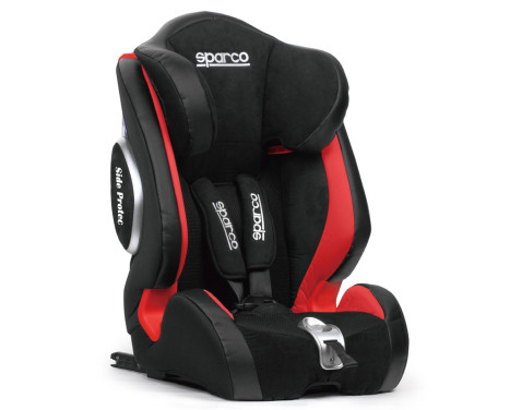 Sparco car seat F1000KI (Isofix) Black/Red 9 to 36 kg (E4-R44), Image 2