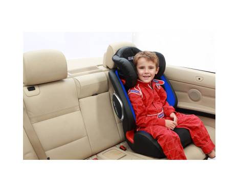 Sparco car seat F1000KI (Isofix) Black/Red 9 to 36 kg (E4-R44), Image 4