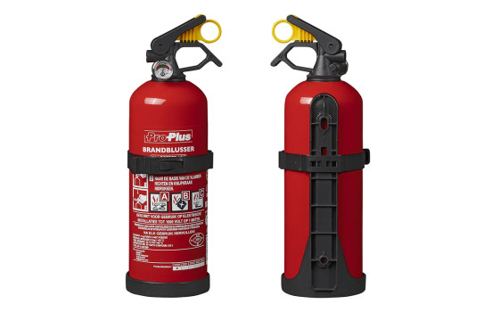 Fire extinguisher 1kg ABC powder NL + pressure gauge, Image 4