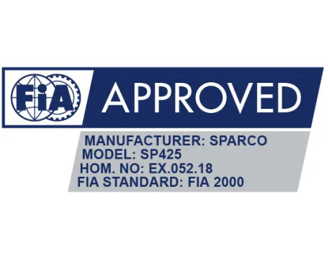 Sparco Performance Hand-Held Fire Extinguisher - 2 Liter - Chrome, Image 2