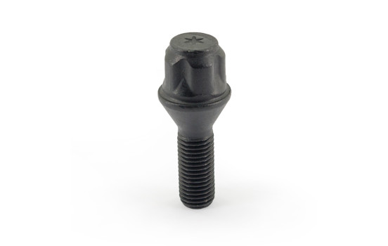 H&R Wheel lock set M12x1.50x30mm conic Black - 4 lock bolts incl. Adapter, Image 2