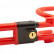 Universal Anti-theft Steering Wheel Lock 'Heavy Duty' - Red, Thumbnail 4