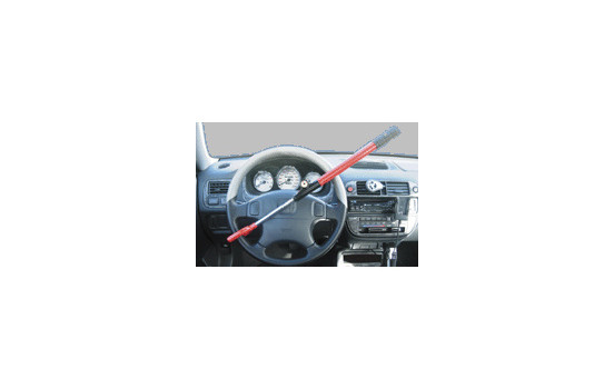 Universal anti-theft steering wheel lock - red, Image 3