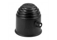 Towbar cap black with lock