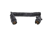 3M spiral cable with 2x 7-pin PVC plugs