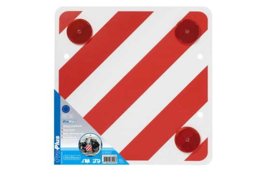 ProPlus Marking Board Plastic Including Reflectors 500x500mm