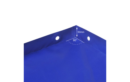 Trailer tarpaulin with elastic cord 2075x1140x50mm, Image 2