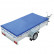 Trailer tarpaulin with elastic cord 2575x1345x50mm