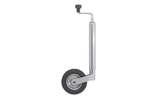 Jockey wheel 48mm rim metal with rubber tire 200x50mm, Image 5