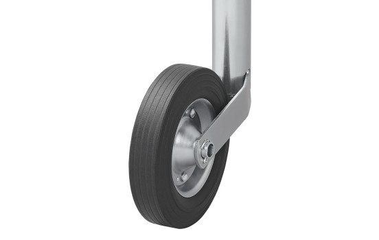 Jockey wheel 48mm rim metal with rubber tire 200x50mm, Image 6