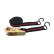 Lashing strap 5m x 24mm with ratchet and heavy hooks