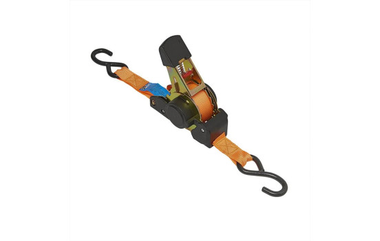 Ratchet strap + 2 hooks 350cm 320kg automatically retracting