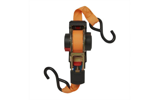 Ratchet strap + 2 hooks 350cm 320kg automatically retracting, Image 2