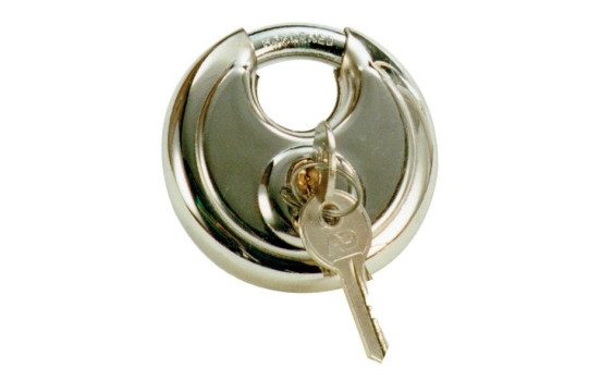 Disc lock stainless steel for drawbar lock 70mm