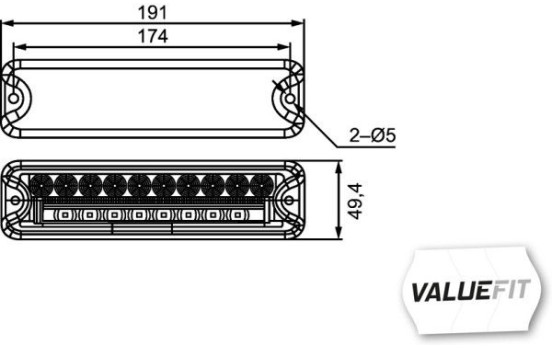 Combination Rearlight *** HELLA VALUEFIT ***