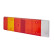 Hella Lamp glass for taillight 476 x 131 mm