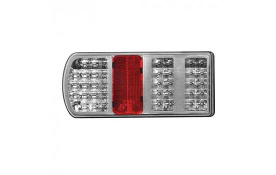 Rear light 43 LED left 225x105mm