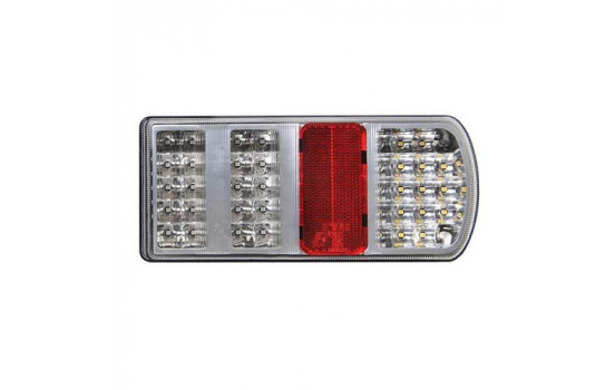 Rear light 43 LED right 225x105mm