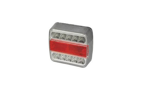 Rear light 5 functions 10 LED 100x10x37mm