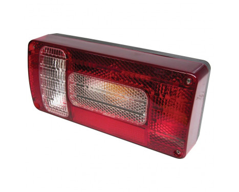 Rear light 6 functions right 12V 215x100mm