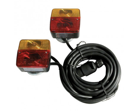 Rear light set magnet