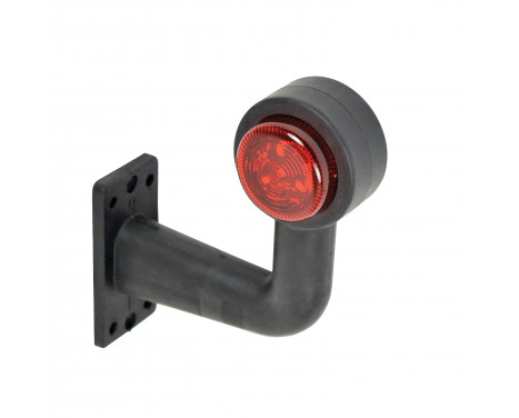 Position light right with LED red / white 136mm