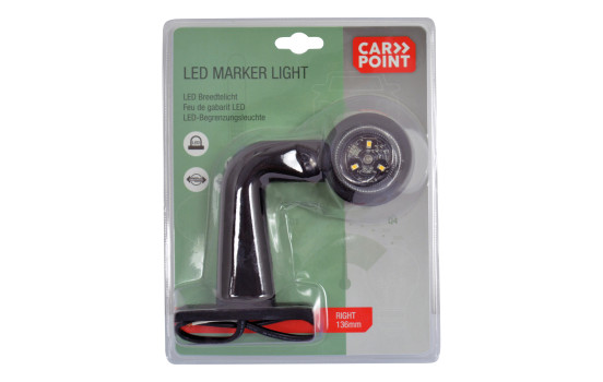 Position light right with LED red / white 136mm, Image 2