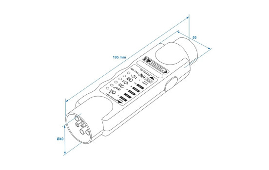 Plug tester 7-pin 12V, Image 5