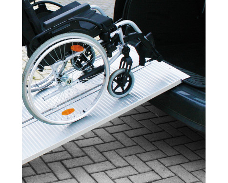 Folding plate aluminum foldable for wheelchair 122x73cm 270kg, Image 4