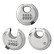 70mm disc lock with combination, Thumbnail 2