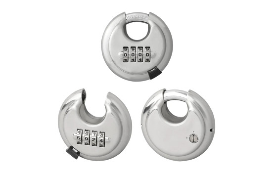70mm disc lock with combination, Image 2