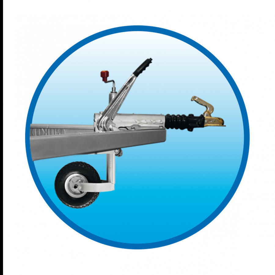 Protective cover for the trailer / caravan coupling and drawbar Promo