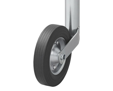 Jockey wheel 48mm rim metal with rubber tire 200x50mm, Image 6