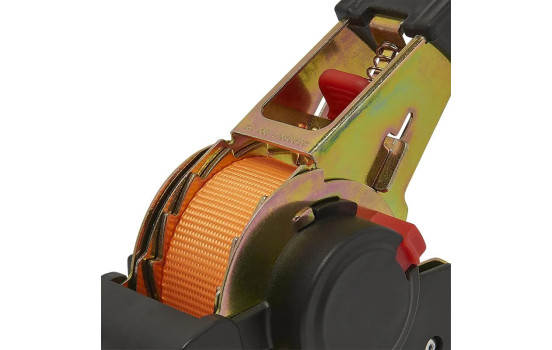 Ratchet strap + 2 hooks 350cm 320kg automatically retracting, Image 4