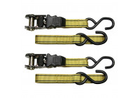 Carpoint Tensioning Straps Yellow Luxury 2x5M