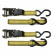 Carpoint Tensioning Straps Yellow Luxury 2x5M