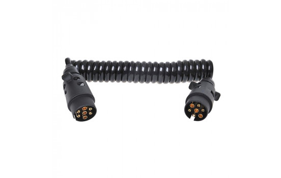 Spiral cable 12 Volt 2 x 7 pin