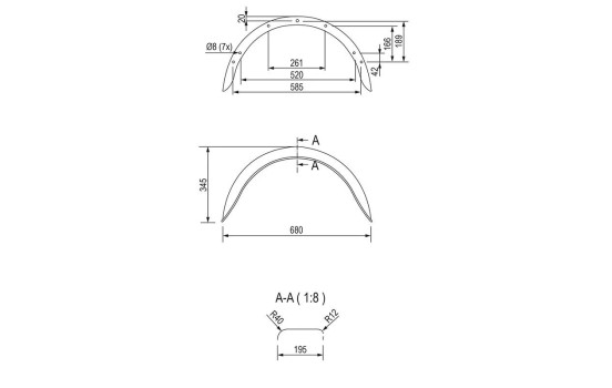 Mudguard for 13'' wheel, Image 2