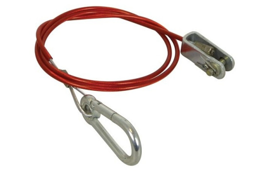Breakaway cable including musketon hook 100cm 1500N / 150kg