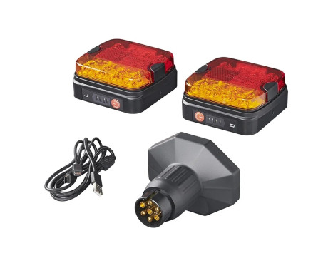 Trailer lighting set LED with magnets wireless (Bluetooth) 7-pin, Image 3