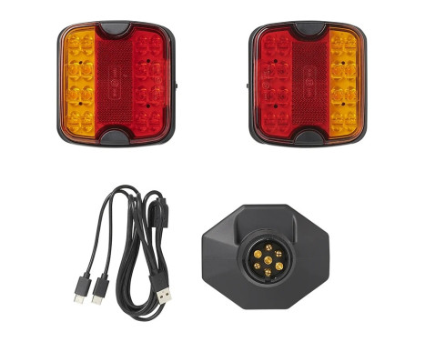 Trailer lighting set LED with magnets wireless (Bluetooth) 7-pin, Image 4