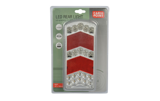 Carpoint Rear Light 227 x 106 x 35 mm, Image 2
