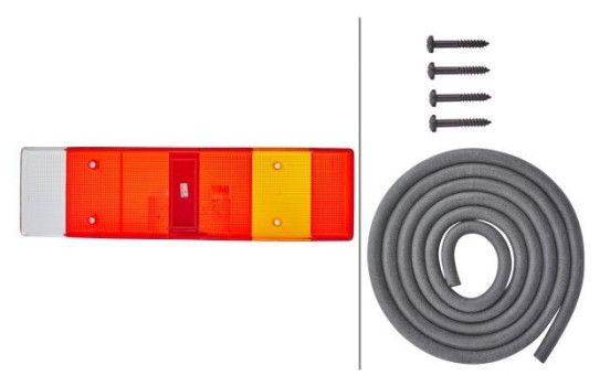 Hella Lamp glass for taillight 476 x 131 mm, Image 2
