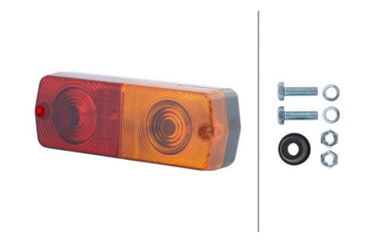 Hella Rear Light 186 x 68 x 49 mm, Image 2