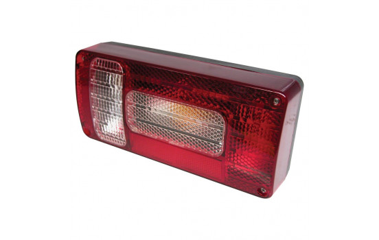 Rear light 6 functions right 12V 215x100mm